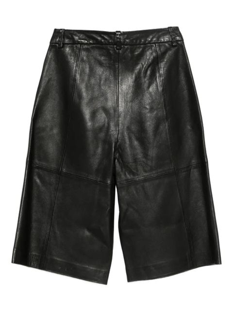 Alysi panelled leather shorts - Black - zdjęcie produktu nr 2