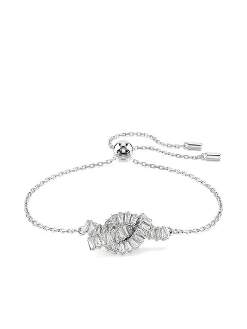 Swarovski Matrix baguette-crystal knot bracelet - White - zdjęcie produktu nr 1