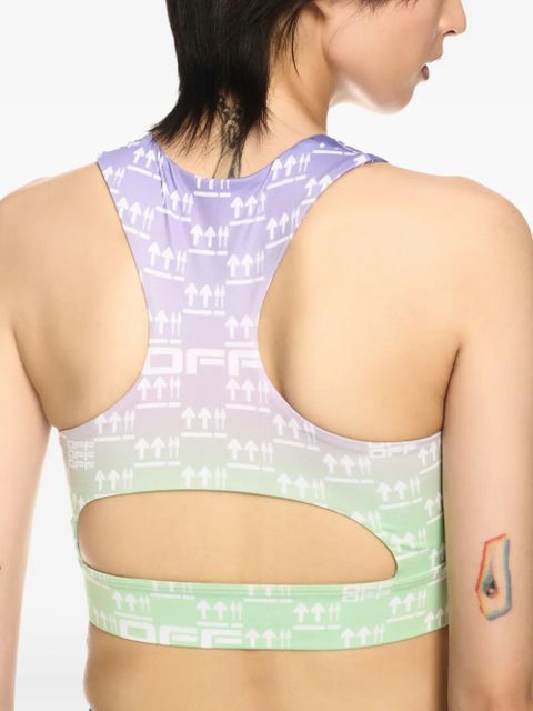 Off-White Double Arrows sports bra - Purple - zdjęcie produktu nr 2