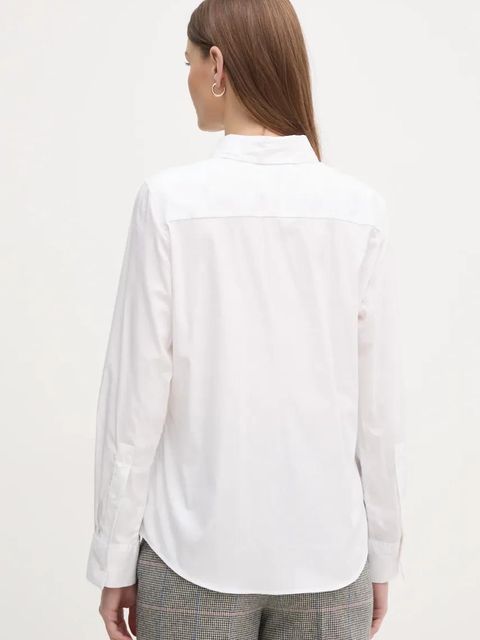 Tommy Hilfiger koszula damska kolor biały regular z kołnierzykiem klasycznym WW0WW44084