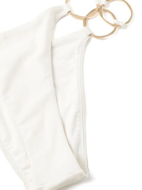 Cult Gaia Zoey ring-detail bikini bottoms - White