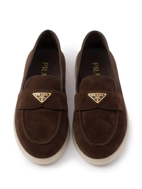 Prada suede loafers - Brown