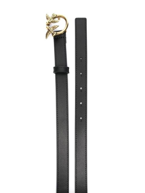 PINKO love bird leather belt - Black - zdjęcie produktu nr 2