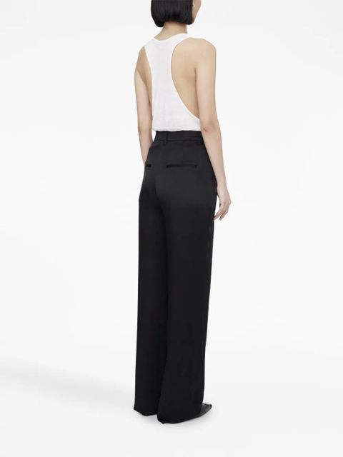 ANINE BING Carrie straight-leg tailored trousers - Black