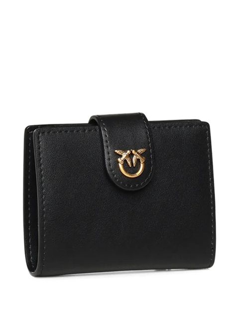 PINKO Love Birds-plaque wallet - Black