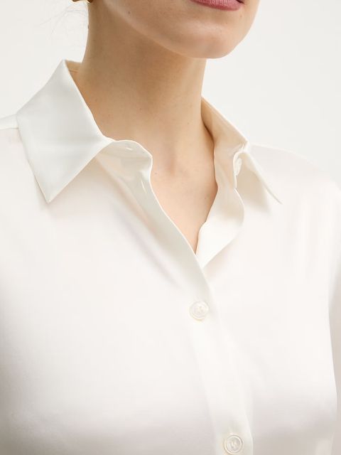 MM by Max Mara koszula z dodatkiem jedwabiu QUARTO