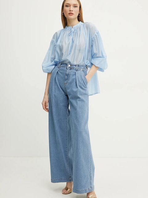 ERMANNO Firenze jeansy damskie high waist 56TP053EI4 - zdjęcie produktu nr 2