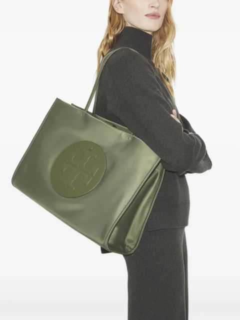 Tory Burch Ella logo-embellishment tote bag - Green