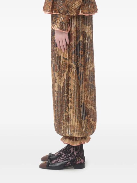 Valentino Garavani Voyage Imaginaire-print balloon trousers - Neutrals - zdjęcie produktu nr 2