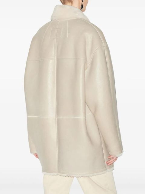 ISABEL MARANT Elanore shearling jacket - Neutrals