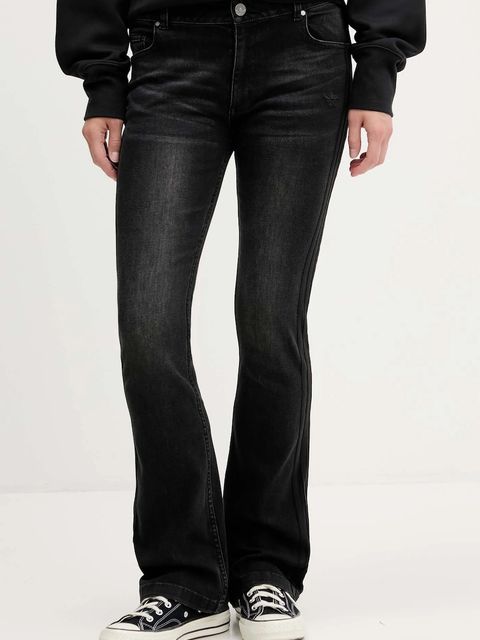 adidas Originals jeansy Slim Denim damskie medium waist KE9802 - zdjęcie produktu nr 1