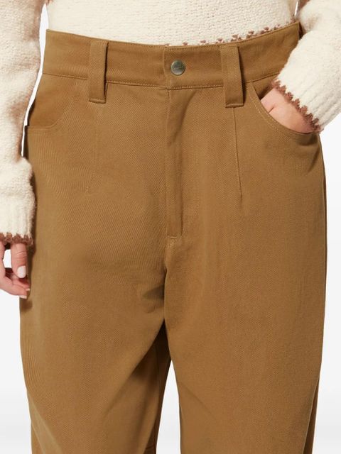 MARANT ÉTOILE Opalyna button trousers - Brown