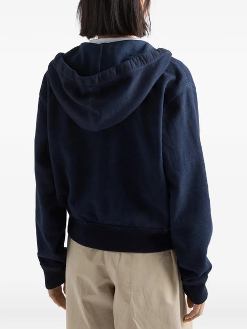 Prada cotton hoodie jacket - Blue