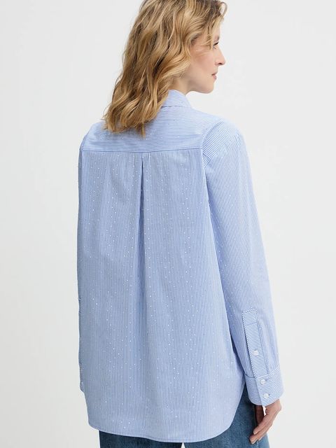 MUNTHE koszula RALLIMA damska kolor niebieski regular z kołnierzykiem klasycznym 254100925423 - zdjęcie produktu nr 2