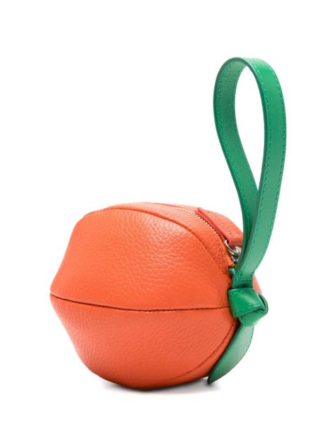 Hereu orange-design mini clutch bag