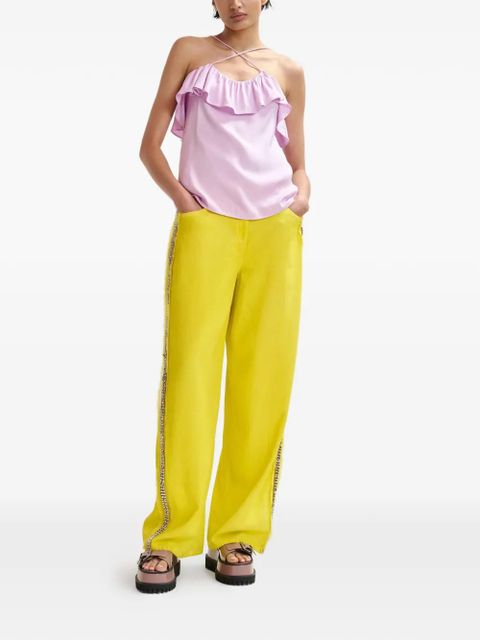 Essentiel Antwerp ruffled-neck top - Purple - zdjęcie produktu nr 2