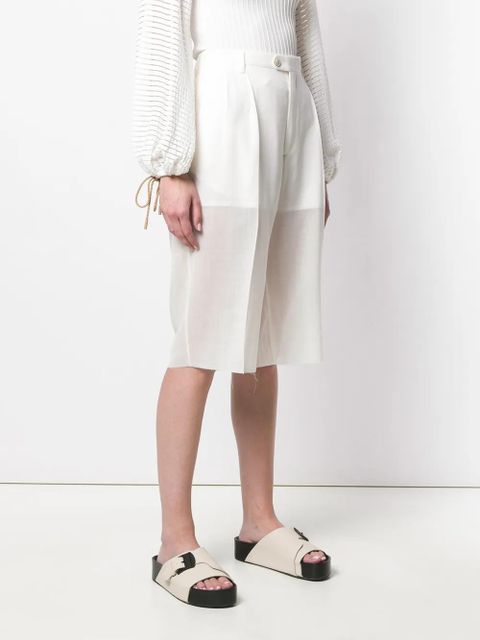 Maison Margiela high-waisted shorts - White - zdjęcie produktu nr 2