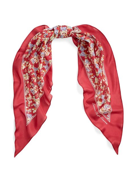 Lauren Ralph Lauren szalik damski jedwabny - zdjęcie produktu nr 2