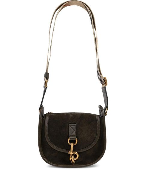 Burberry mini B Clip hook-saddle crossbody bag - Green - zdjęcie produktu nr 1