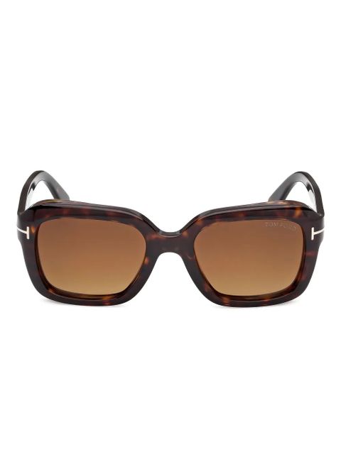 TOM FORD Eyewear square-frame sunglasses - Brown - zdjęcie produktu nr 1