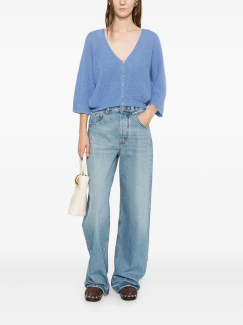 Ba&Sh Isaac V-neck jumper - Blue - zdjęcie produktu nr 2