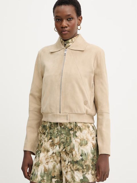 BOSS kurtka zamszowa Salene