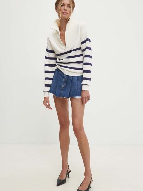 Answear Lab sweter z kaszmirem kolor biały - zdjęcie produktu nr 2