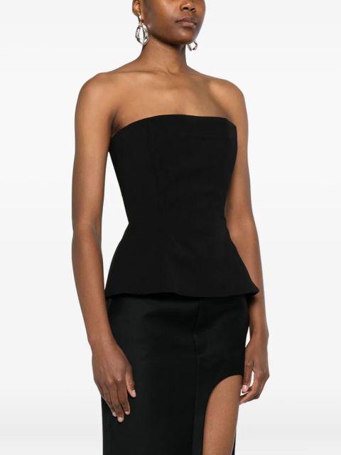 Jean Paul Gaultier strapless corset top - Black