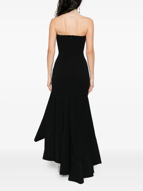 Solace London The Hani asymmetric dress - Black