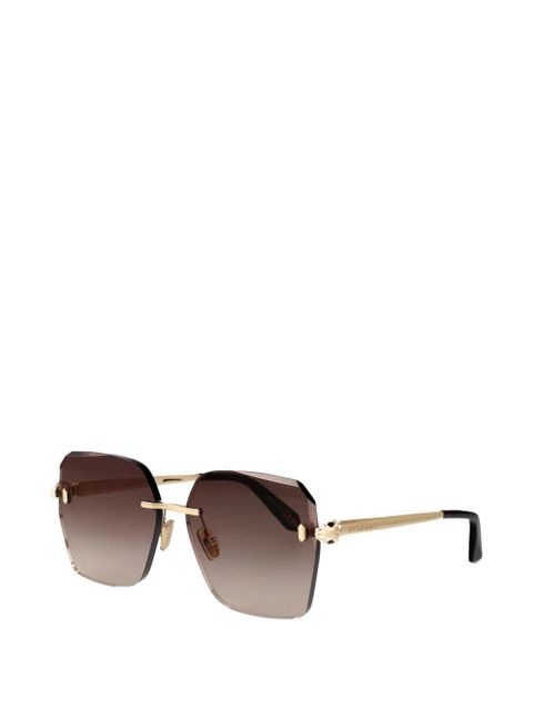 Bvlgari Serpenti Forever square-frame sunglasses - Gold - zdjęcie produktu nr 2