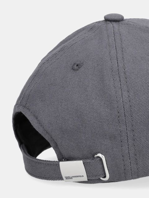 Karl Lagerfeld Jeans czapka z daszkiem bawełniana - zdjęcie produktu nr 2