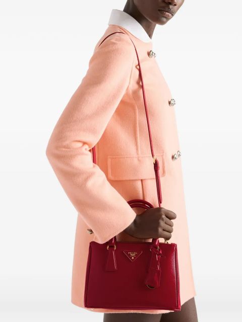 Prada Galleria small patent Saffiano leather bag - Red