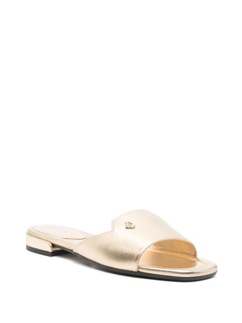 Jimmy Choo Dina slides - Gold - zdjęcie produktu nr 2