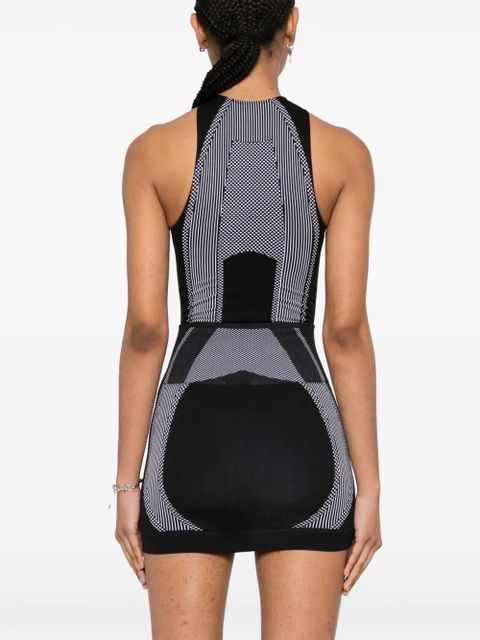 MISBHV logo-jacquard performance bodysuit - Black