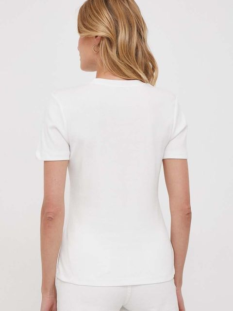 Tommy Hilfiger t-shirt bawełniany damski kolor biały WW0WW40587