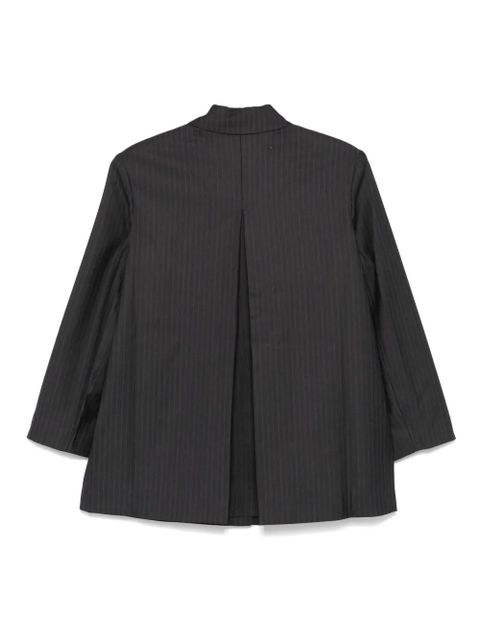GANNI pinstriped blazer - Grey - zdjęcie produktu nr 2