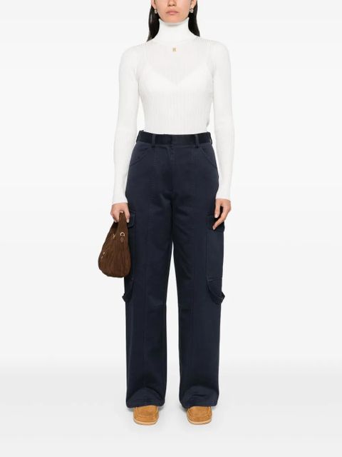 SANDRO ribbed-knit jumper - White - zdjęcie produktu nr 2