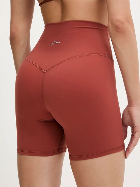 JOYINME szorty do jogi Movement kolor pomarańczowy gładkie high waist Szorty.Movement