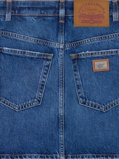 Dolce & Gabbana denim mini skirt - Blue - zdjęcie produktu nr 2