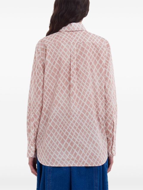 Marni patterned long-sleeve shirt - Pink - zdjęcie produktu nr 2