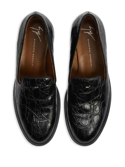 Giuseppe Zanotti Dories leather loafers - Black