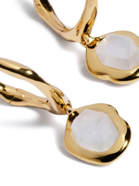 Monica Vinader Odyssey moonstone earrings - Gold