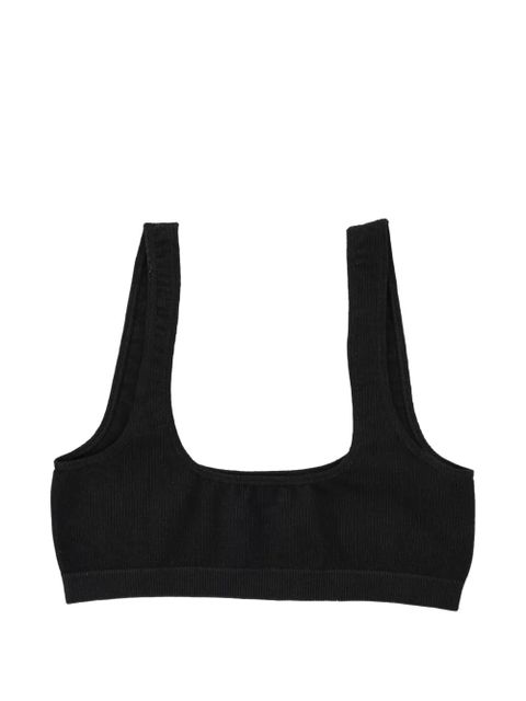 MM6 Maison Margiela Numbers-motif bralette - Black - zdjęcie produktu nr 2