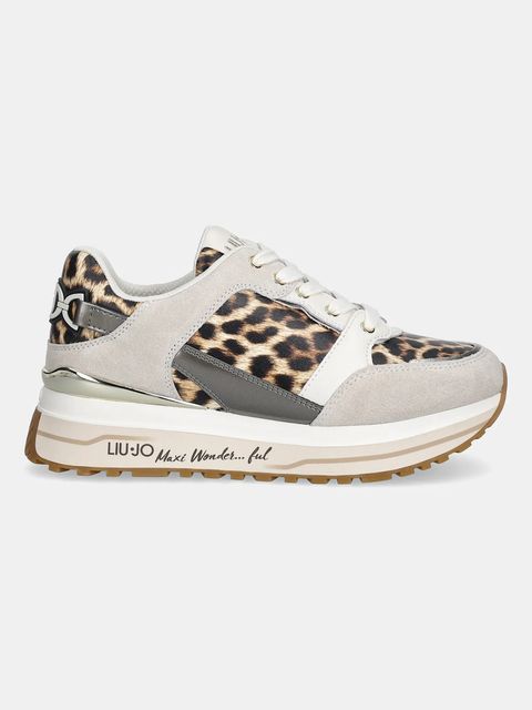 Liu Jo sneakersy LIU JO MAXI WONDER 91 damskie kolor beżowy BA6011PX811S3956