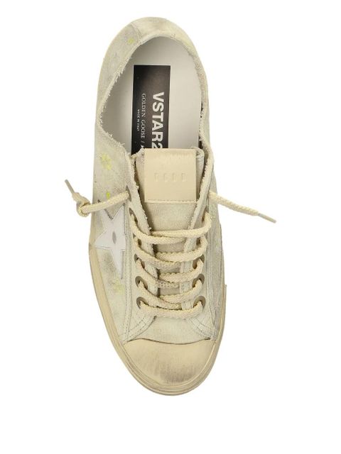 Golden Goose floral-embroidered sneakers - Neutrals