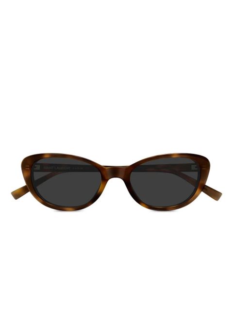 Saint Laurent Eyewear cat-eye sunglasses - Brown - zdjęcie produktu nr 1