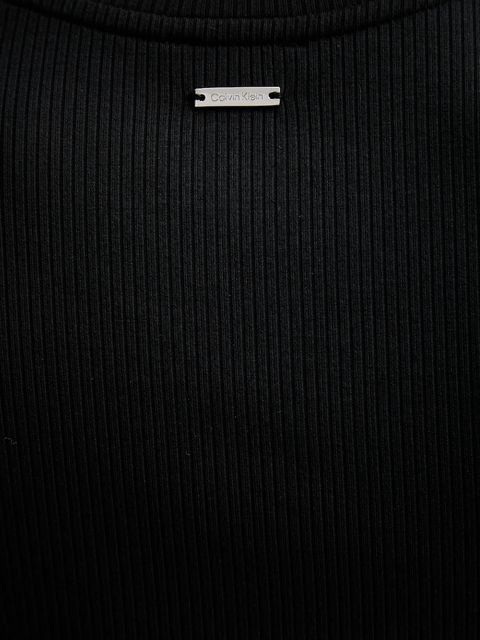 Calvin Klein t-shirt damski kolor czarny LV044D246G