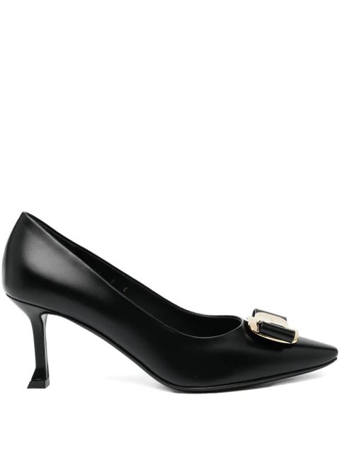 Ferragamo 80mm Vara bow pumps - Black - zdjęcie produktu nr 1