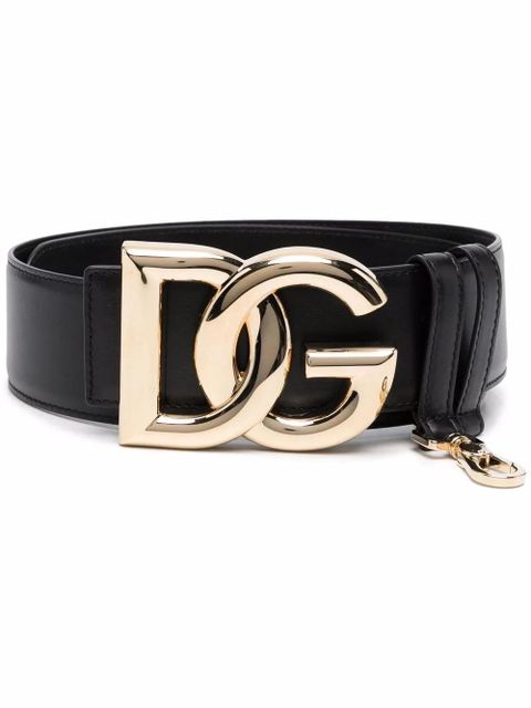 Dolce & Gabbana logo buckle belt - Black - zdjęcie produktu nr 1