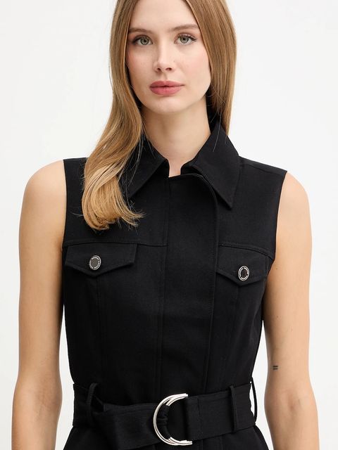 Morgan sukienka RAFIK kolor czarny mini dopasowana RAFIK